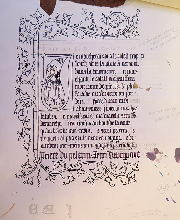 calligraphie enluminure_croquis